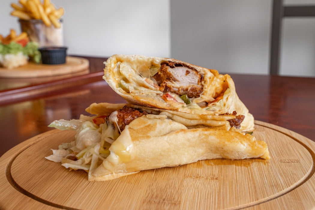 Peri Peri Fried Chicken Wrap