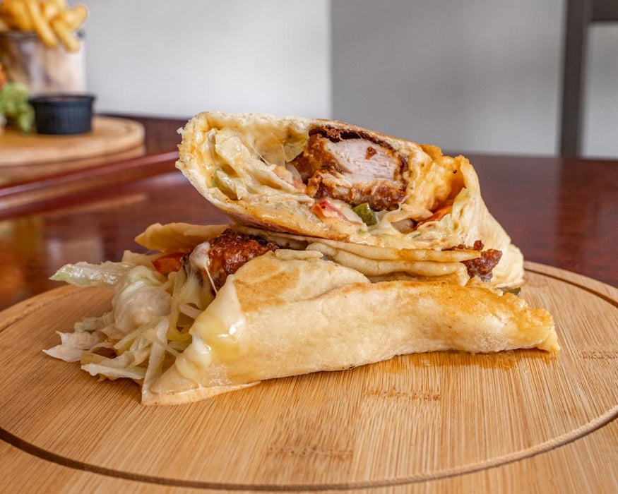 Peri Peri Fried Chicken Wrap