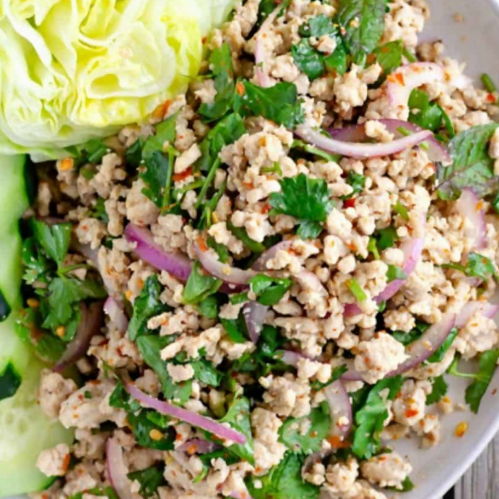 Thai Smile Burnie-Pork Minced Salad (Larb Moo)