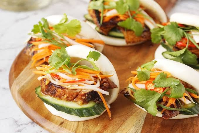 Crispy Pork Bao Bun