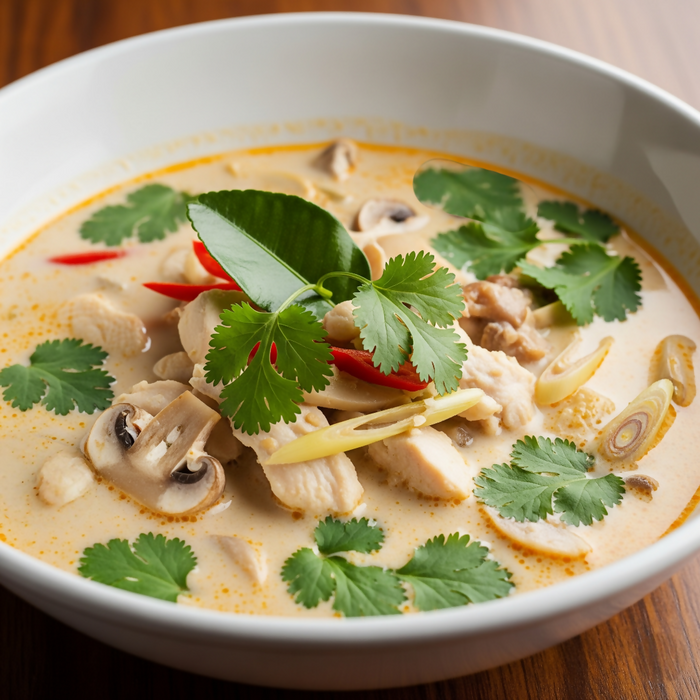 Chicken TomKha-Thai Smile Burnie