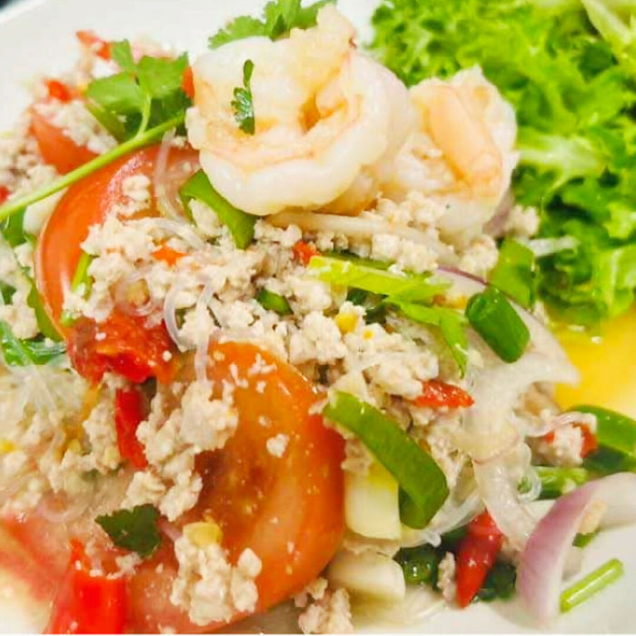 Thai Smile Burnie-Yum Woon Sen (Spicy Prawns Vermicelli Salad)