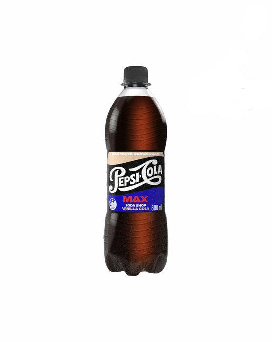Pepsi Max No Sugar Vanilla Cola 600ml