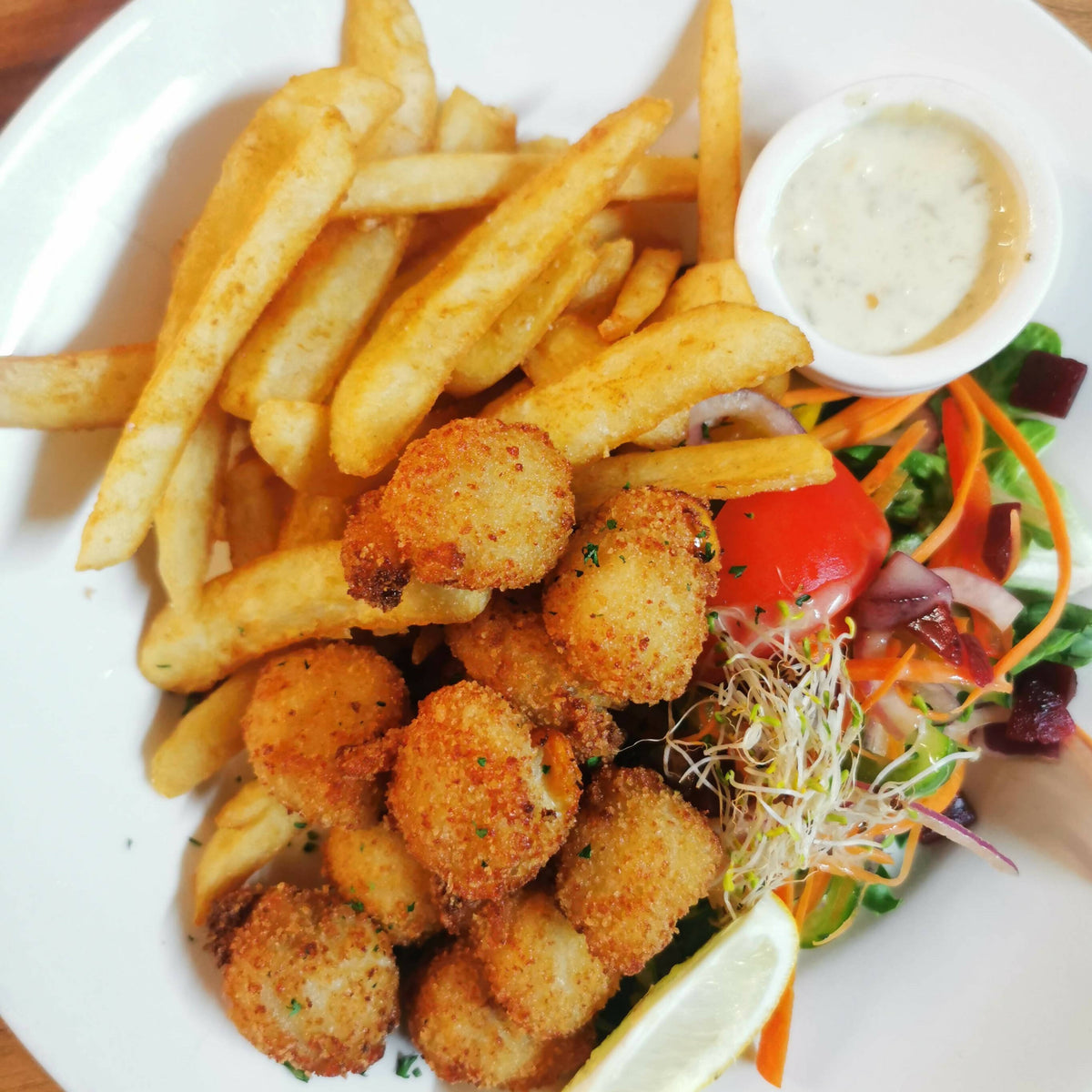 Crumbed Scallops Half — ISO Delivery