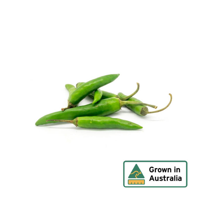 Chillies Green 50g (pre packaged)