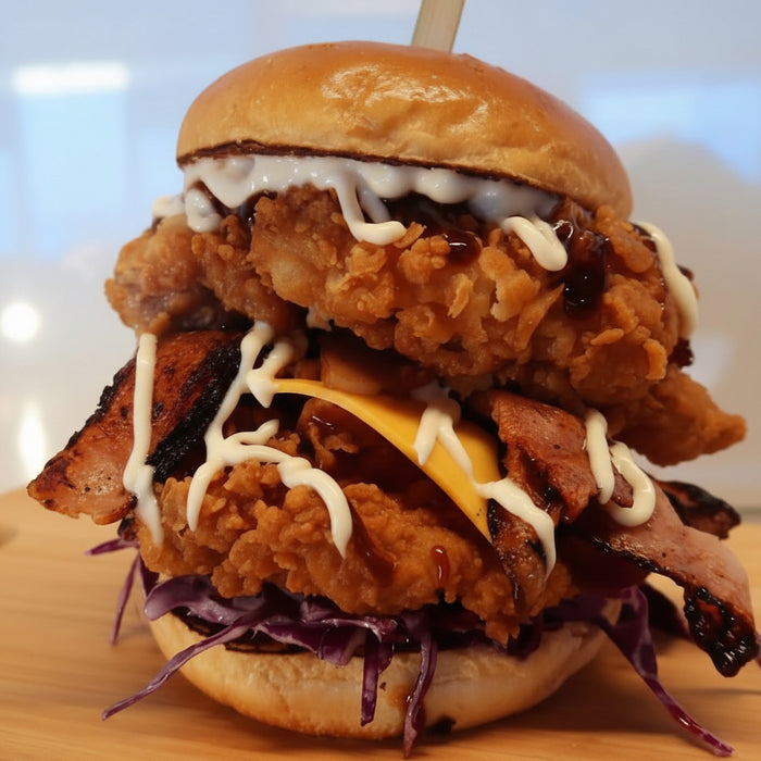Fully Loaded Chicken Burger Double