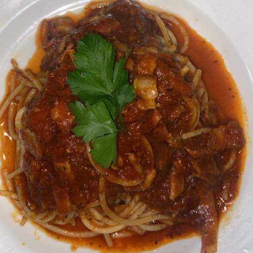 Spaghetti Matriciana (spicy)