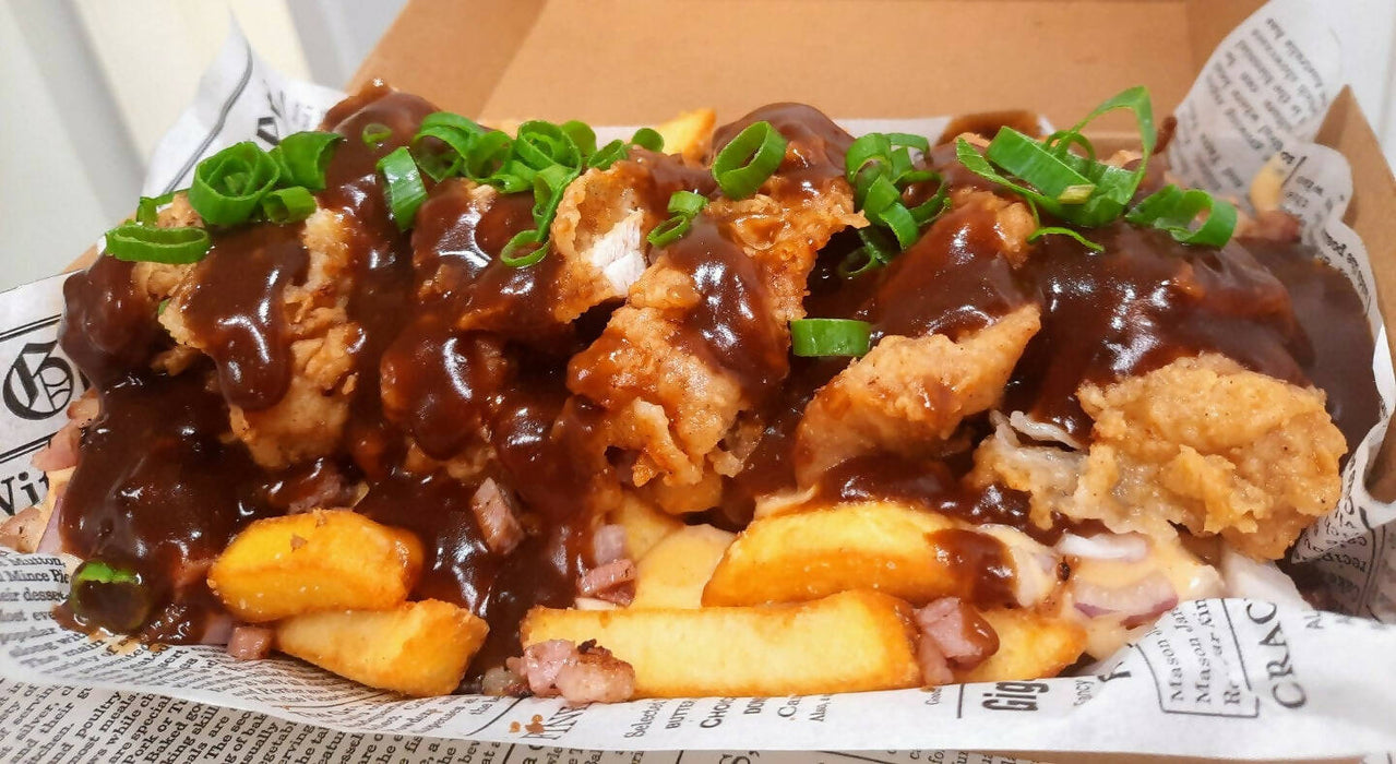 Chicken and Gravy Loaded Fries